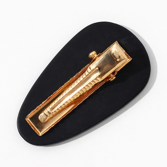 Заколка для волос акриловая каплевидная «Нежность», микс, 4 х 2 см Заколка для волос акриловая каплевидная «Нежность», микс, 4 х 2 см