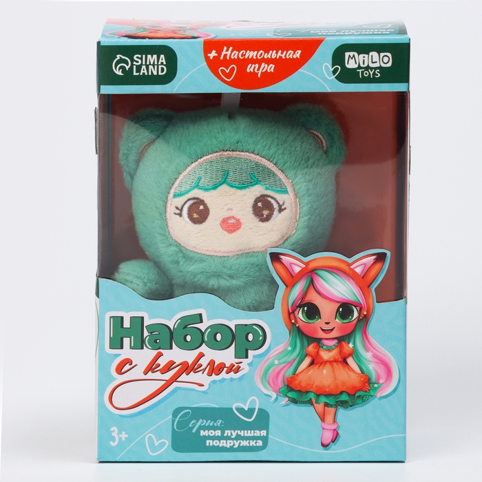 Подарочный набор для девочки «Кукла», с игрой бродилкой Подарочный набор для девочки «Кукла», с игрой бродилкой