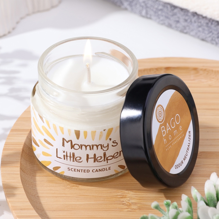 Свеча ароматическая в банке  Свеча ароматическая в банке "Лесная тропа", совый воск, 80 г