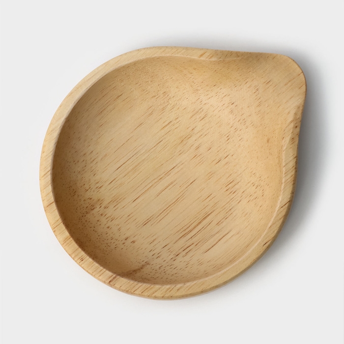 Подставка под ложку, 11,5×13,5×2,5 см, гевея Подставка под ложку, 11,5×13,5×2,5 см, гевея