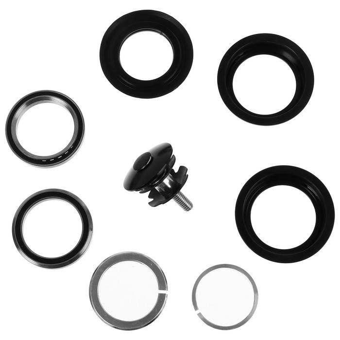 Рулевая колонка Dream Bike 1-1/8, алюминий + сталь, безрезьбовая, промышленный подшипник, полуинтегрированная Рулевая колонка Dream Bike 1-1/8, алюминий + сталь, безрезьбовая, промышленный подшипник, полуинтегрированная