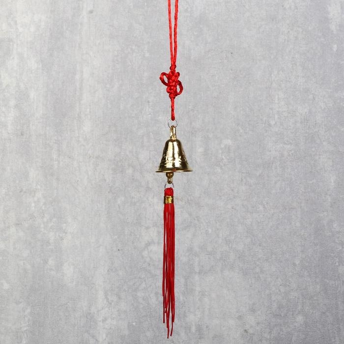 Колокольчик золото d=2,8 см на подвеске Колокольчик золото d=2,8 см на подвеске