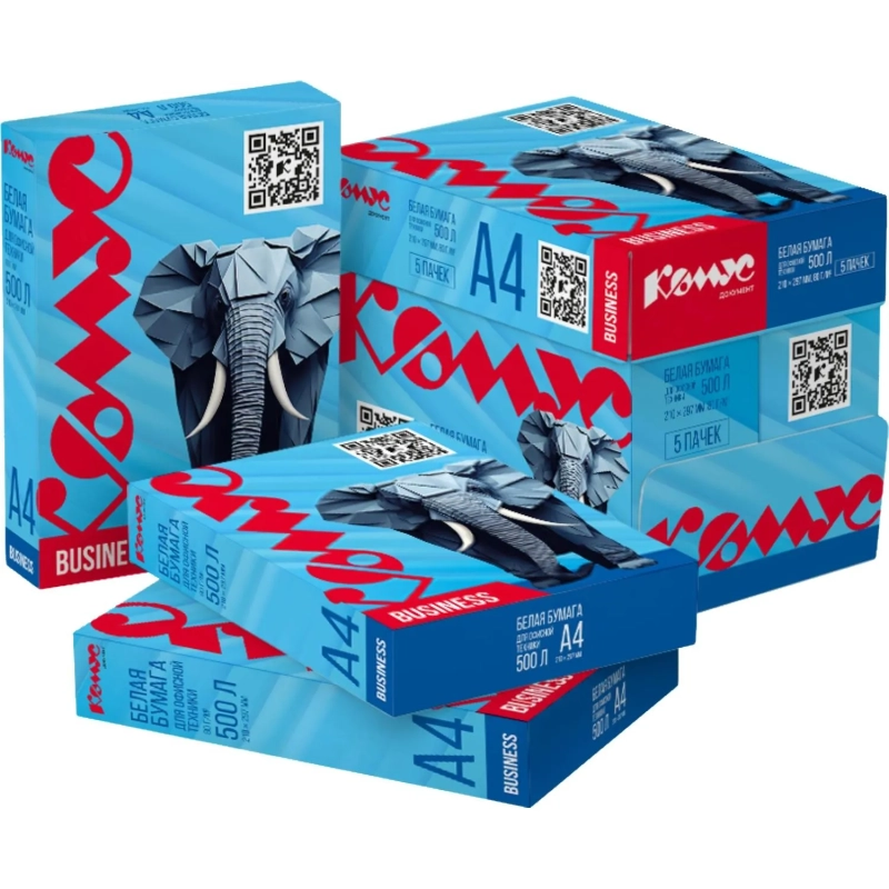 Бумага КОМУС ДОКУМЕНТ Business (А3, марка В, 80 г/кв.м, 500 л) СПб