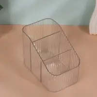 Органайзер для хранения CRISTAL, 3 секции, 14.5&times;8.5&times;12 см, прозрачный