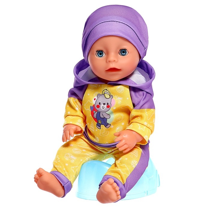 Пупс функциональный «Мой малыш» с аксессуарами, пьёт, писает Пупс функциональный «Мой малыш» с аксессуарами, пьёт, писает