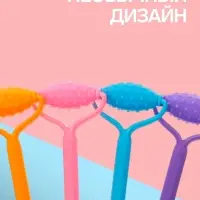 Ручка-прикол Calligrata &laquo;Массажёр&raquo;, синий стержень, гелевая, МИКС