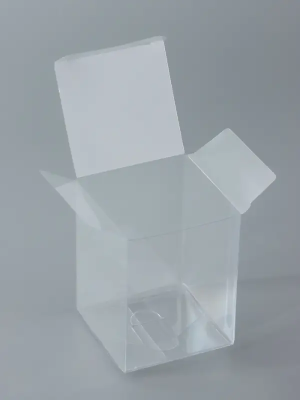 Складная прозрачная коробка из PVC, для упаковки подарков, 6&times;6&times;8 см