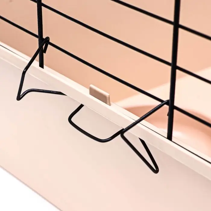 Клетка для кроликов, морских свинок &laquo;Пижон&raquo; №4 складная, 80&times;50&times;47 см, бежевая