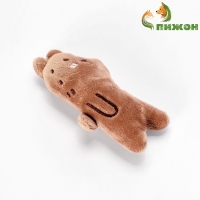 Игрушка для кошек с кошачьей мятой, 10 см, коричневая