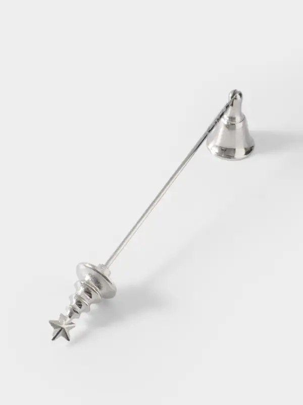 Гаситель для свечей &laquo;Ёлочка со звездой&raquo;, 33.5&times;5&times;8 см, алюминий