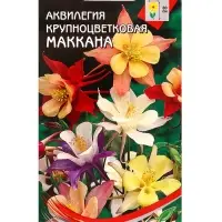 Набор семян Аквилегия многолетняя крупноцветковая Маккана, 50 семян