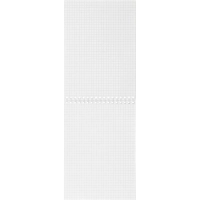 Блокнот А5 60л Attache Metallic Фиолет клетка, греб, картон, фольга