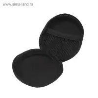 Футляр для наушников Luazon, круглый 8&times;8&times;3 см, кожзам