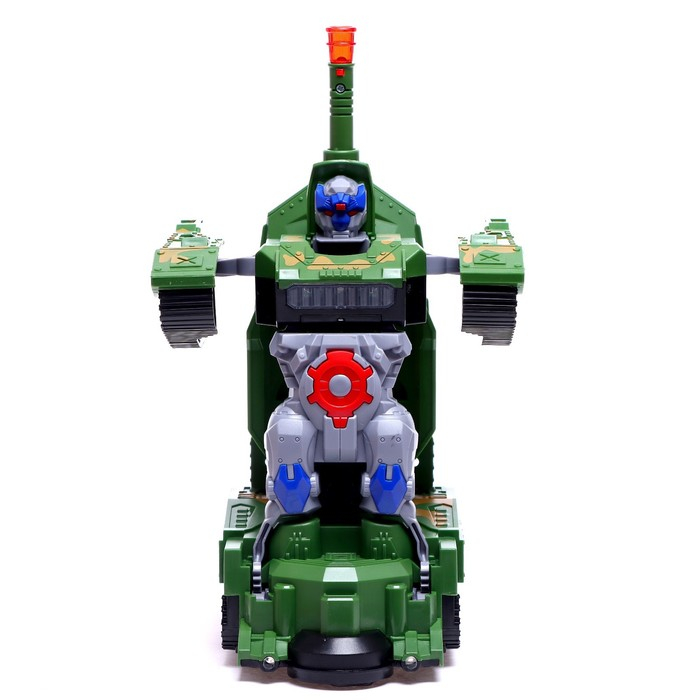 Робот «Танк», трансформируется, световые и звуковые эффекты, работает от батареек Робот «Танк», трансформируется, световые и звуковые эффекты, работает от батареек