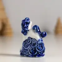 Сувенир керамика "Лошадка на монетках" бело-синий МИКС 2,5х5х6 см Сувенир керамика "Лошадка на монетках" бело-синий МИКС 2,5х5х6 см