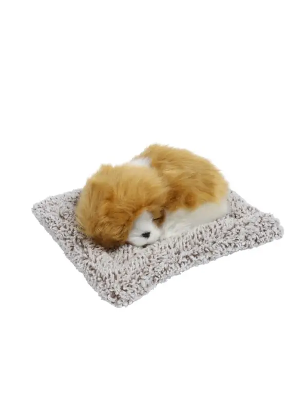 Игрушка на панель автомобиля &laquo;Собака на подушке&raquo; бело-рыжий