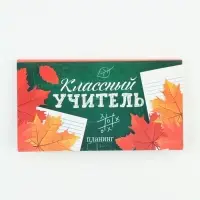 Планер с отрывными листами, 50 л., мини &laquo;Классный учитель&raquo;