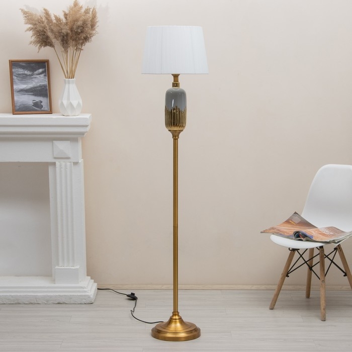 Торшер "Жаклин" Е27 40Вт белый 30х30х156см