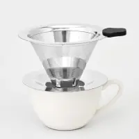 Воронка-дриппер V60 для заваривания кофе &laquo;Пуровер&raquo;, 10&times;6 см, 304 сталь