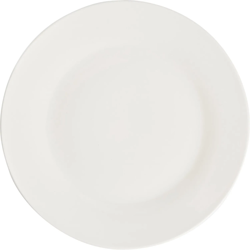 Тарелка Kaylas, D224мм, фарфор, белая 6шт/уп