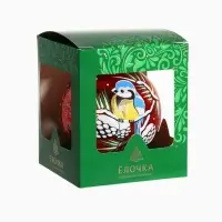 Ёлочный шар &laquo;Синичка&raquo;, новогодний, d=9.5 см