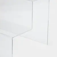 Подставка горка 2 ступеньки, 40&times;21&times;20 см, оргстекло 3 мм