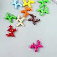 Металлический элемент, декоративная подвеска «Арт Узор. Надувной шарик: собака», 0.6×1.4×1.9 см, МИКС Металлический элемент, декоративная подвеска «Арт Узор. Надувной шарик: собака», 0.6×1.4×1.9 см, МИКС