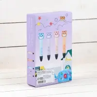3D ручка Тигрёнок, работа с пластиком PLA, USB кабель питания, голубая