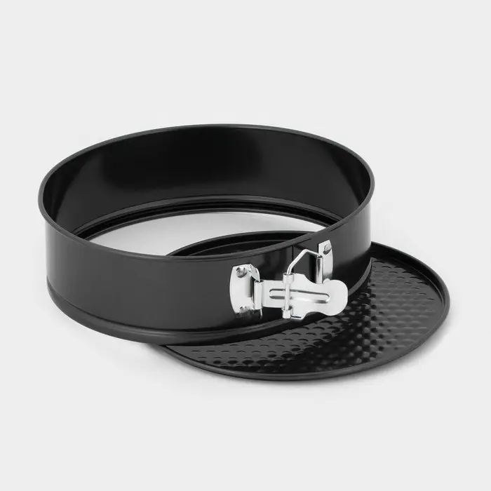 Форма для выпечки Доляна &laquo;Элин. Круг&raquo;, d=22 см, разъёмная, антипригарное покрытие, чёрная