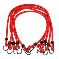 Резинка крепления груза 60 см х 8 мм, 5 шт (метал.крючки) AVS TL-07