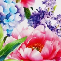 Подставка под горячее &laquo;Цветы&raquo;, 15&times;15 см