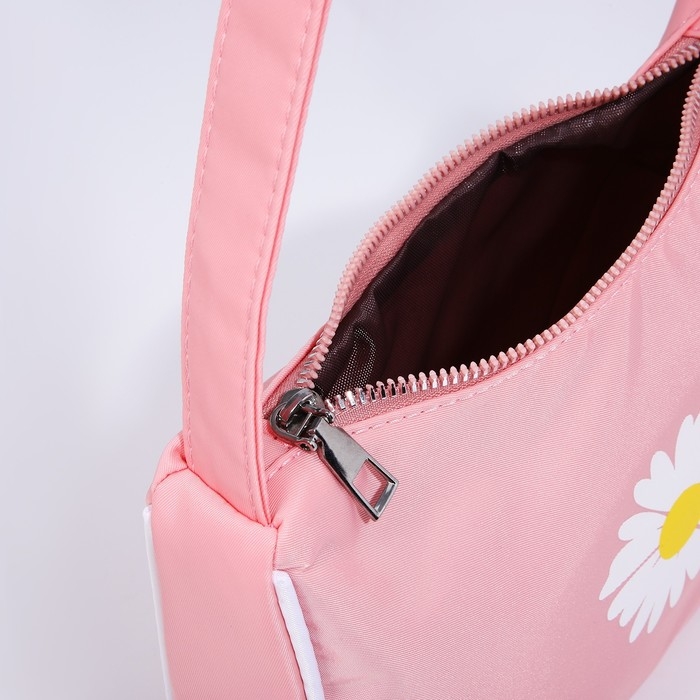 Сумка молодёжная на молнии, цвет розовый Сумка молодёжная на молнии, цвет розовый