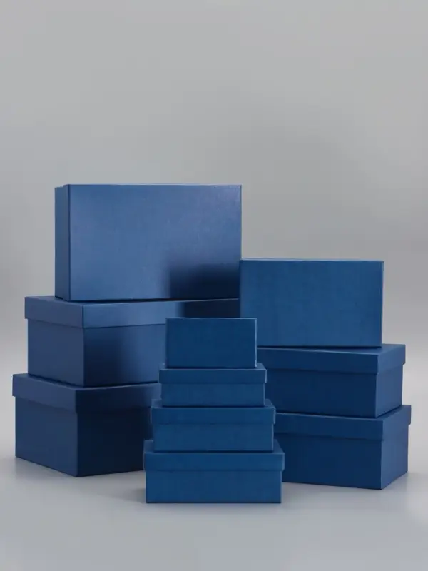 Набор подарочных коробок 10 в 1 &laquo;Синий&raquo;, 30&times;19&times;12 - 12&times;6.5&times;4 см