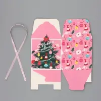 Коробка подарочная новогодняя складная &laquo;С Новым годом&raquo;, 12&times;12&times;12 см