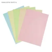 Бумага цветная Calligrata. Mix, А4, 100 листов, 10 цветов, тонированная в массе, 80 г/м&sup2;, МИКС