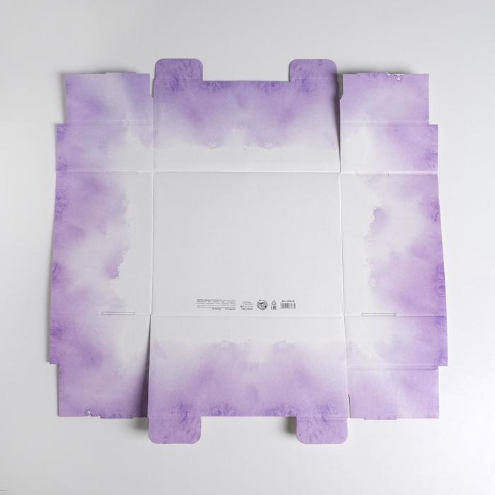 Коробка подарочная складная, упаковка, «Лаванда», 31 х 25.5 х 16 см Коробка подарочная складная, упаковка, «Лаванда», 31 х 25.5 х 16 см