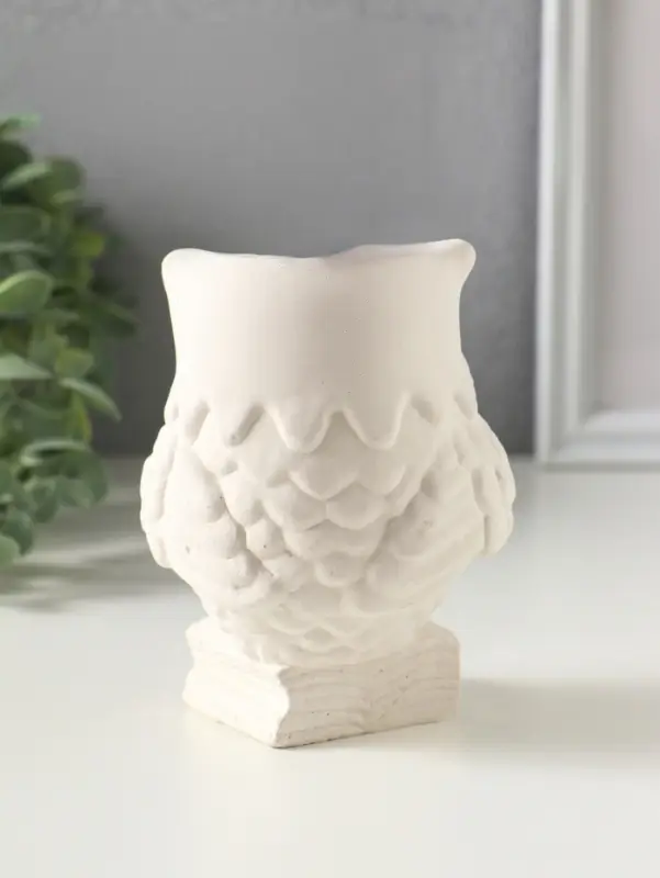 Подставка для мелочей &laquo;Сова на книгах с пером&raquo;, 10&times;8 см, гипс