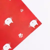 Бумага упаковочная глянцевая двухсторонняя &laquo;Коты&raquo;, 70&times;100 см