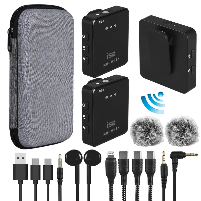 Микрофон беспроводной Type-C+Lightning X85-M2 ISA (40шт/кор)