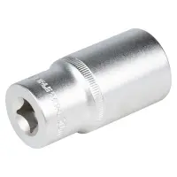 Головка торцевая 1/2"DR шестигранная 30мм, L=78мм пласт.подвес