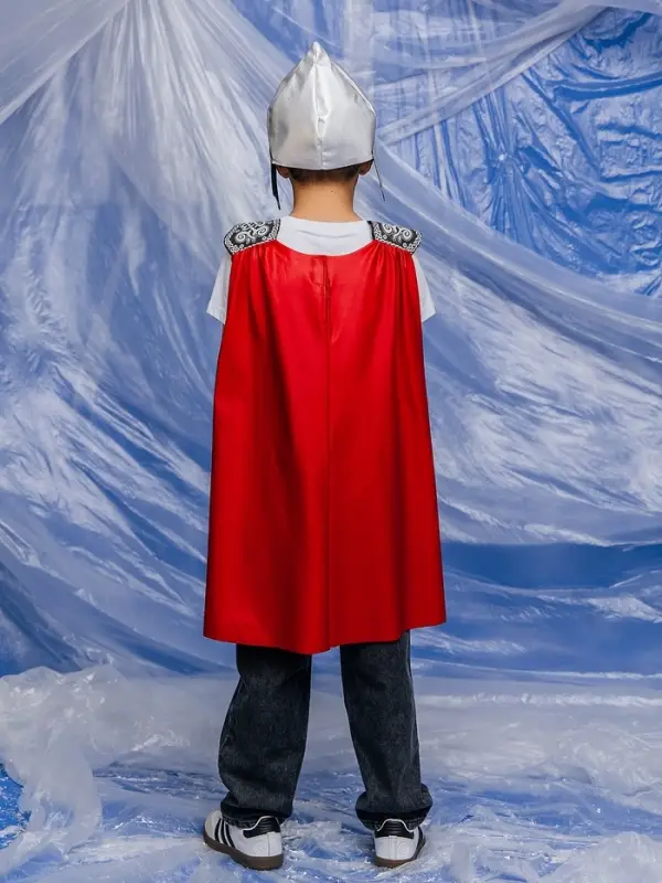 Карнавальный костюм детский «Богатырь Добрыня»: болеро, жилет, шлем, р. 110-122 Карнавальный костюм детский «Богатырь Добрыня»: болеро, жилет, шлем, р. 110-122