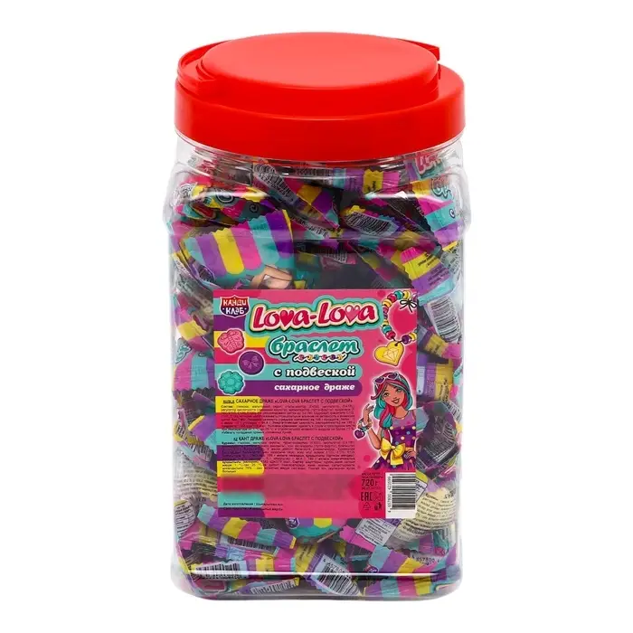 Сахарное драже Сахарное драже " Lova-Lova браслет c подвеской", 12 г