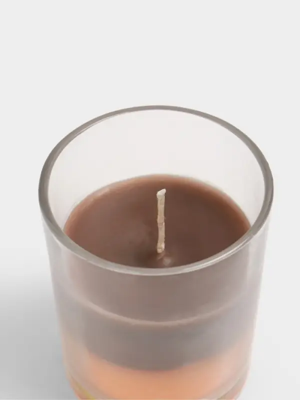 Свеча в стеклянном стаканчике &laquo;Двойной аромат&raquo;, 6.5&times;6.5&times;7.5 см, МИКС аромата