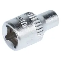 Головка торцевая 1/4"DR шестигранная 4мм, L=20мм