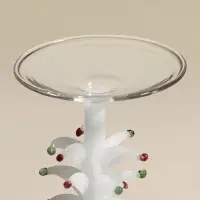 Бокал для вина SL-Home &laquo;Ёлочный&raquo;, 370 мл, 8.5&times;21 см, стекло, прозрачный, белый