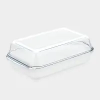 Форма для запекания и выпечки Доляна &laquo;Фуэго&raquo;, 1.6 л, 29.4&times;17.5&times;5 см, прямоугольная, жаропрочное стекло, прозрачная