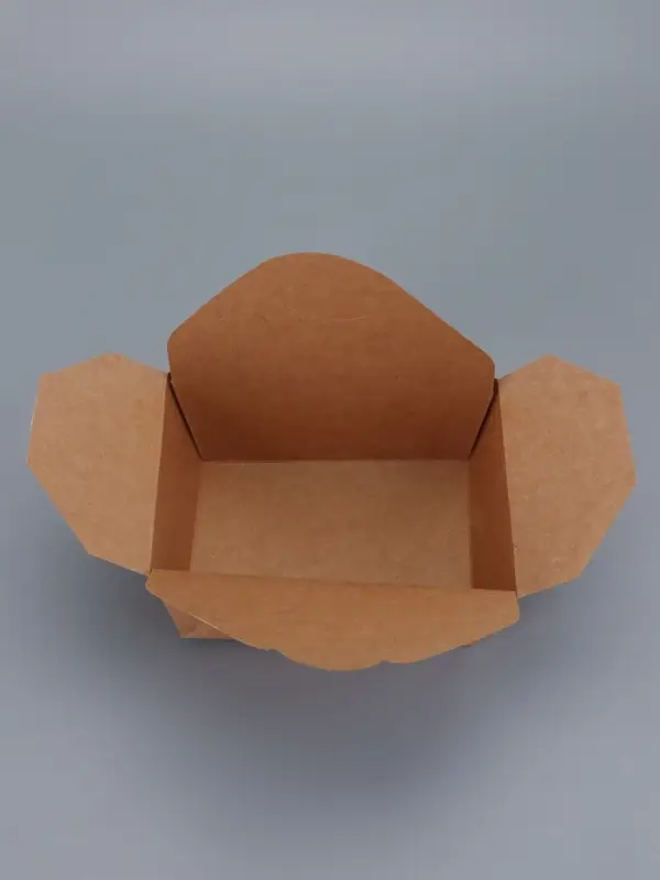 Контейнер одноразовый, коробка пищевая, крафт, для лапши, 900 мл, 15&times;11.5&times;7 см