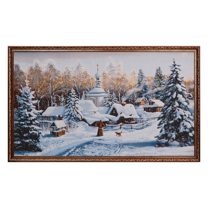 Гобеленовая картина Гобеленовая картина "Крещение" 130х75 см