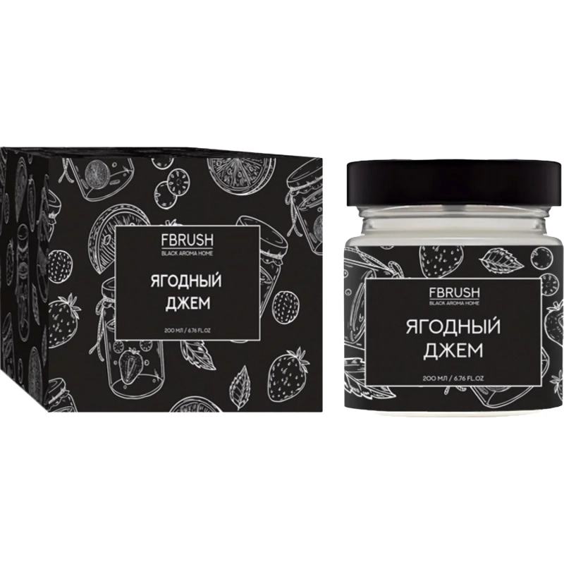 Свеча Ягодный джем 200 мл, SSB200-8