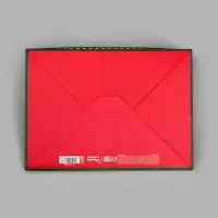 Пакет подарочный &laquo;С Новым годом&raquo;, почта, 25&times;18&times;19 см
